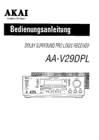 Akai AAV-29-DPL-Owners-Manual